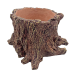 Декорація Hobby Wildwood Stump 15×14,5×9 см - декоративний пень, поїлка, горщик для тераріуму (40849)