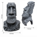 Декорація Hobby Moai Ora 1 12,5×11,5×17,5 см - статуя Моаї з укриттям для акваріума і тераріуму (41716)