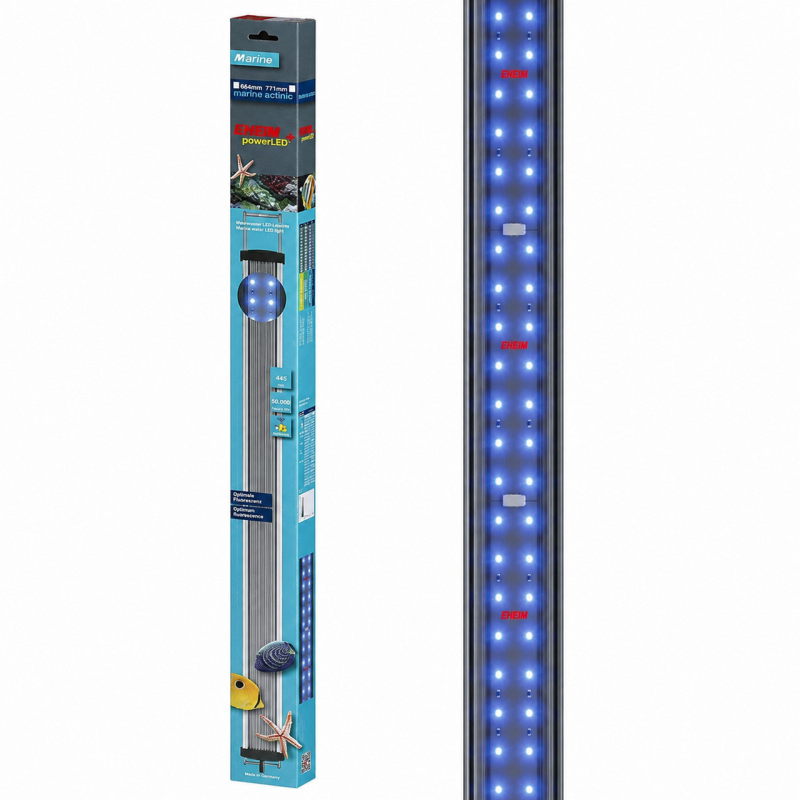 Світильник EHEIM powerLED+ marine actinic 664 для акваріума 680-844мм, 17,3W (4253041) - актинічне освітлення для рифових