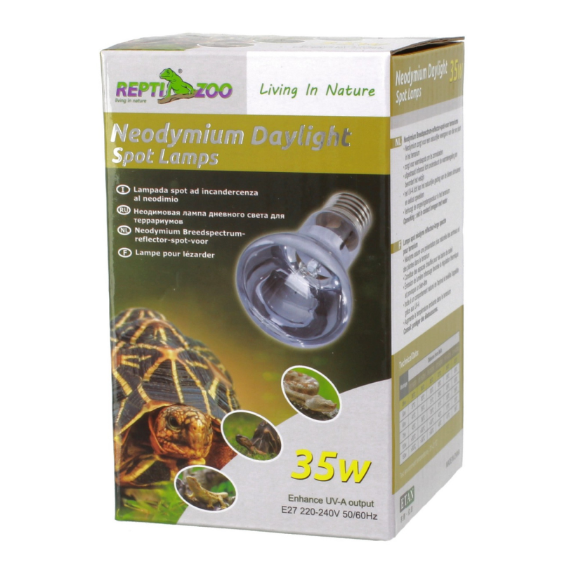 Неодимова лампа Repti-Zoo Neodymium Daylight 35W B63035 - обігрівальна UVA лампа для тераріуму