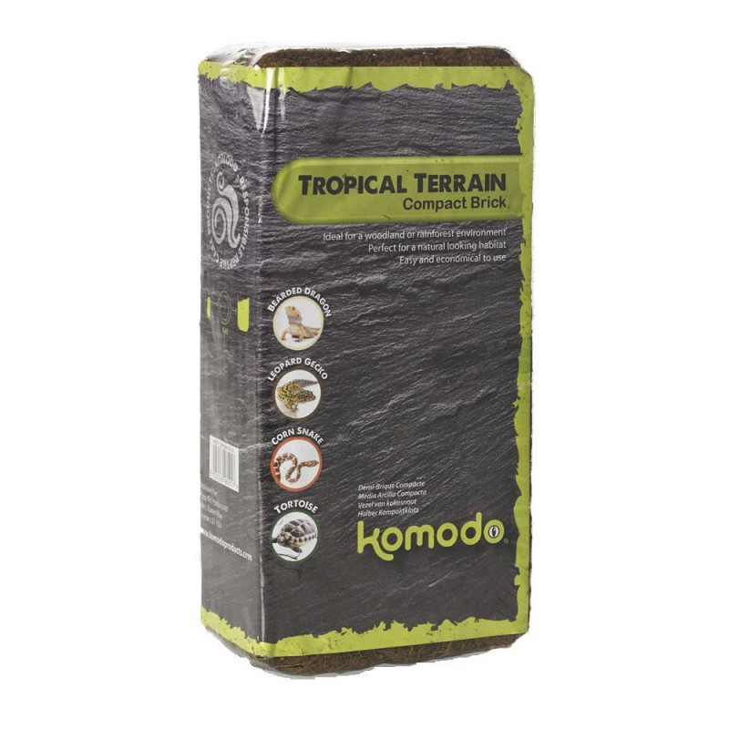 Підкладка з кокосового волокна Komodo Tropical Terrain Brick 8л (46001) для тераріуму