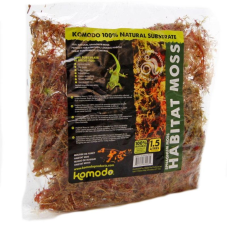 Живий мох Komodo Habitat Moss 1,5 л для тераріуму, амфібій та рептилій (83003)