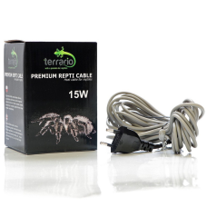 Нагрівальний кабель Terrario Premium Repti Cable 15W 4м для тераріуму з силіконовим покриттям