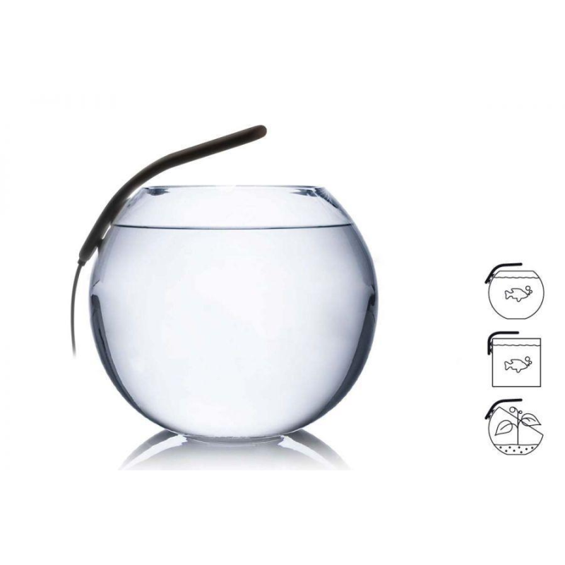 Aqua lighter pico soft гнучкий LED світильник для круглого, наноакваріуму Чорний