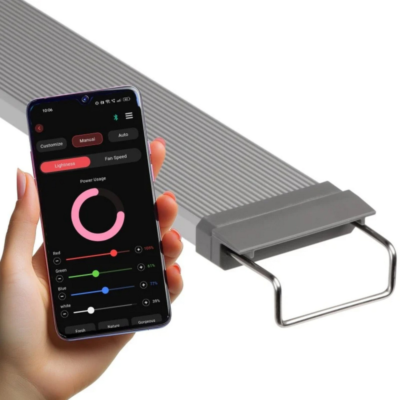 Світильник Chihiros W Series W60 WRGB LED 28 Вт, 2300 лм, IP67 для акваріума 55-75 см, Bluetooth