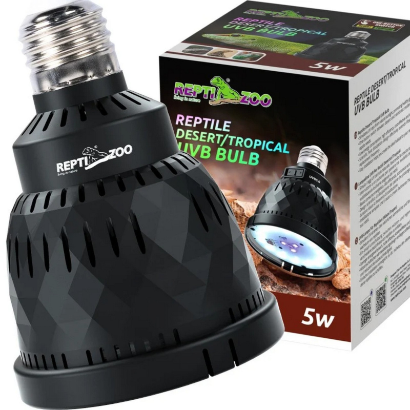 Лампа LED Repti-Zoo Desert and Tropical UVB 5.0 UVB 10.0 5W для тераріумів (LEDU04)