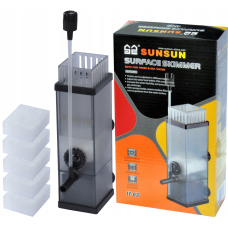 Внутрішній акваріумний фільтр-скіммер SunSun JY-03 300 л/ч, 3 Вт (до 60 л)