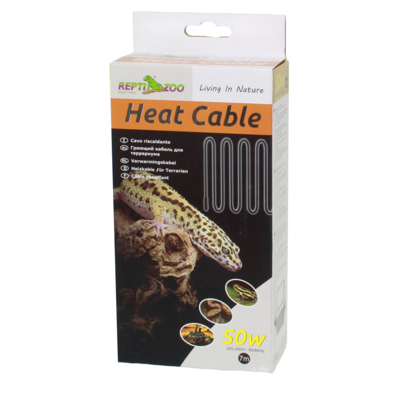 Нагрівальний кабель Repti-Zoo Heat Cable 7м 50W RS7050 для тераріуму з електромагнітним захистом