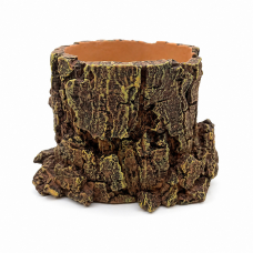 Декорація Hobby Forest Stump 14×12,5×10 см - декоративний пень, поїлка для тераріуму (40848)