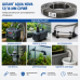 Шланг сірий Aqua Nova 12/16 50м (TUB-12/16 GRAY) для зовнішніх акваріумних фільтрів