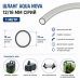 Шланг Aqua Nova 12/16 мм сірий 1 м (TUB-12/16 GRAY-1) для зовнішніх акваріумних фільтрів