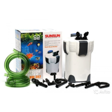 Зовнішній фільтр для акваріума SunSun HW-302A FULL (18 Вт, 1000 л/год) для акваріума 200-400 л