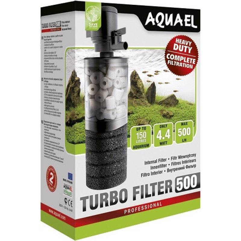Внутрішній фільтр для акваріума AquaEl Turbo Filter 500 до 150 л