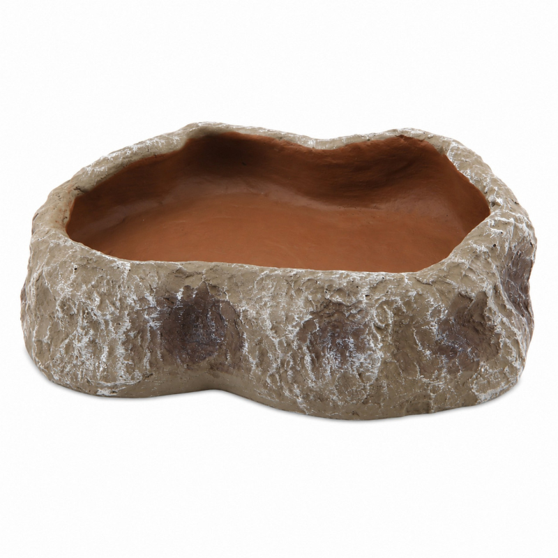 Миска для тераріуму Hobby Cera Dish Granite 2 13,5x10x3,5см (37801) поїлка та годівниця під натуральний камінь