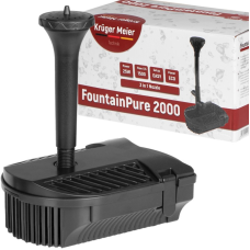 Фонтан-фільтр для ставка Kruger Meier FountainPure 2000 - 3 в 1: насос, фільтр, фонтан (1500 л/год)