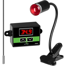 Світильник довгий з затискної ручкою і термостатом Terrario Long ReptiSun Temperature Control 200W