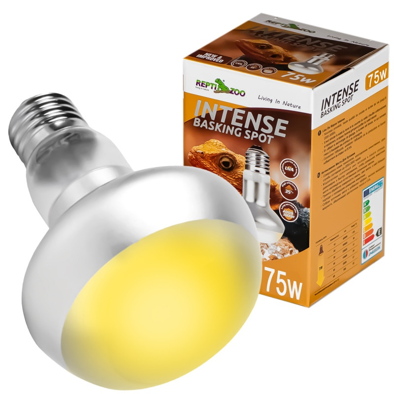 Лампа точкового нагріву Repti-Zoo Intense Basking Spot 75W (FCB75) з UVA для тераріумів